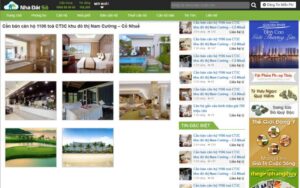 Mẫu website bất động sản 01