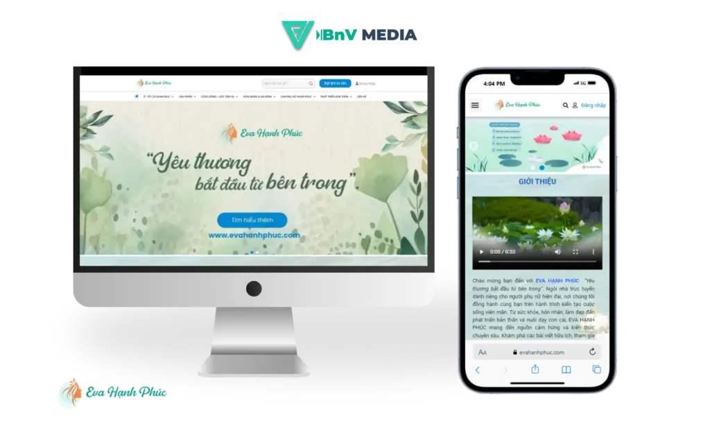 Website blog, tin tức giới thiệu dịch vụ Eva Hạnh Phúc